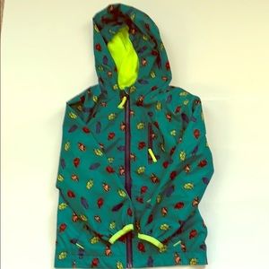 Kids cute  jacket with bugs.